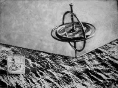 18" x 24" photo etching on zinc with scrape and burnish<br/>